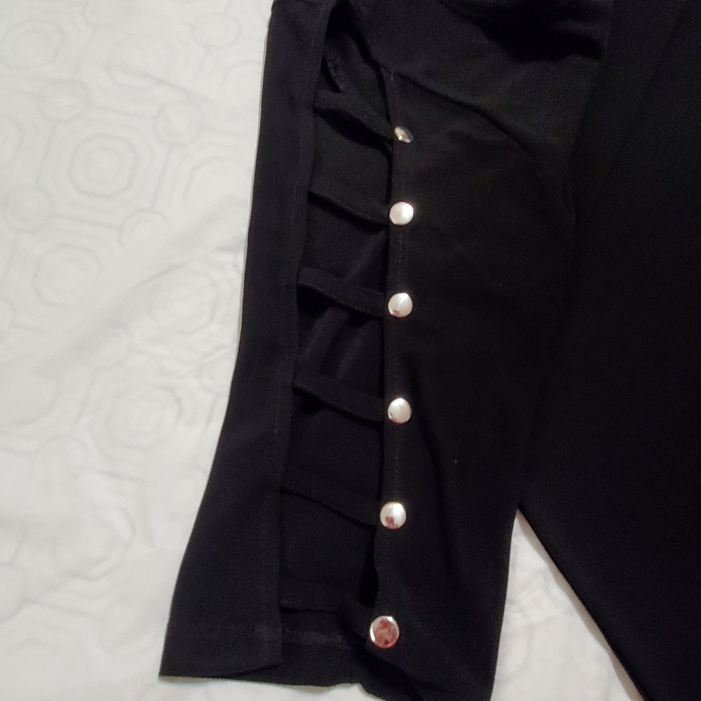 Dress Shirt long sleeves with opening Size Small - Picture 2 of 3